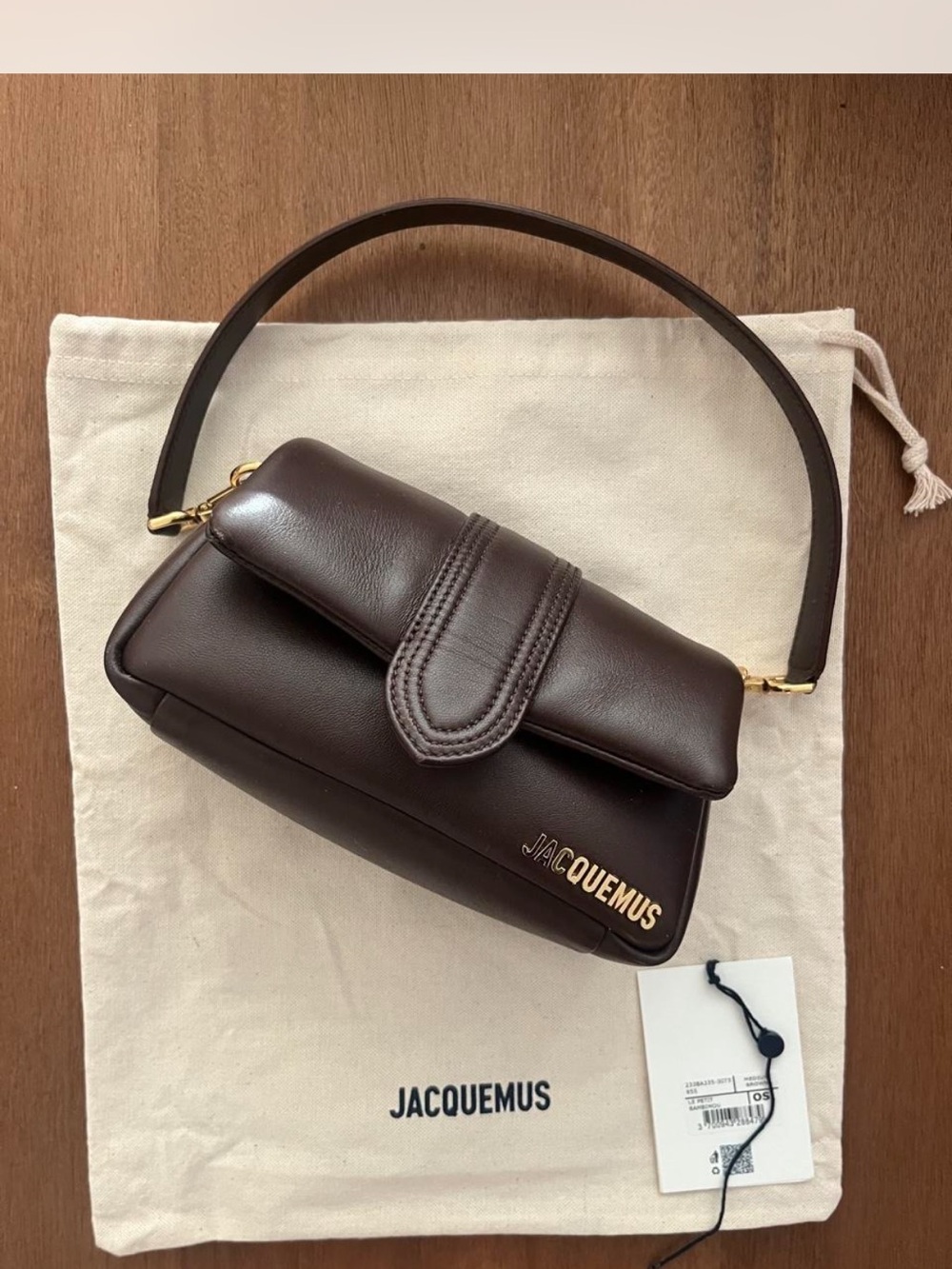 Jacquemus Chocolate Brown Le Petit Bambimou